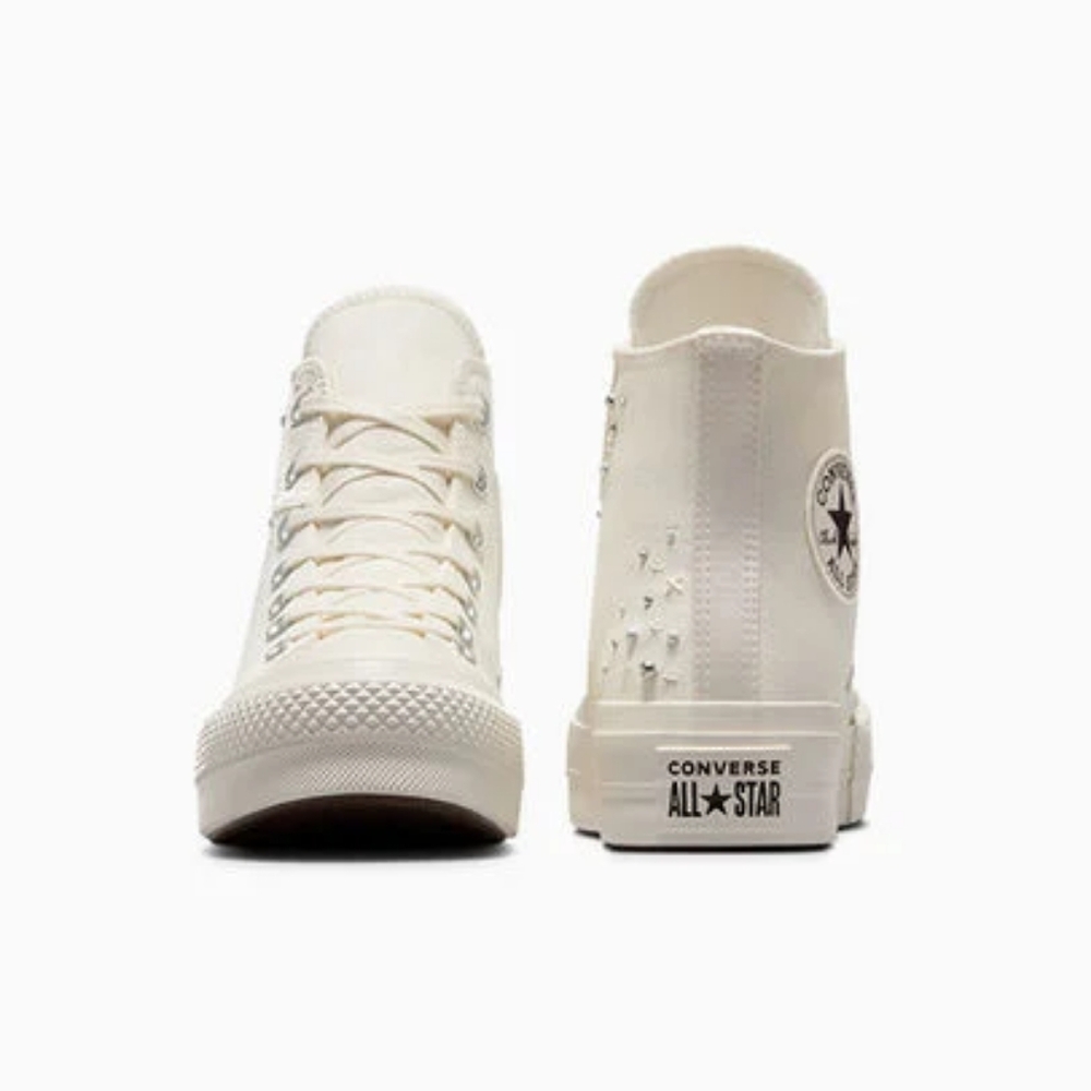 NWT Chuck Taylor All Star Lift Platform Pearls & Studs - Picture 4 of 16